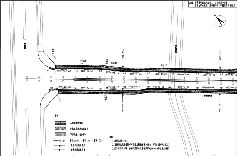 建筑截水施工资料下载-[贵州]城市主干路给排水施工图（含大样图）
