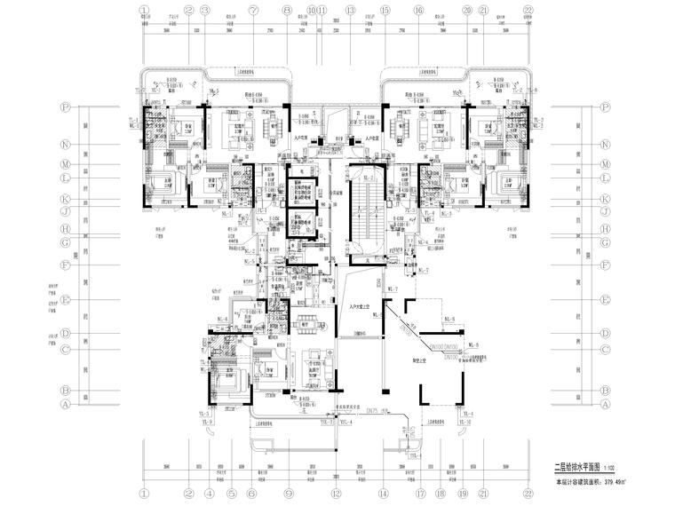 贵州住宅项目资料下载-[贵州]住宅商业配套项目给排水施工图2020