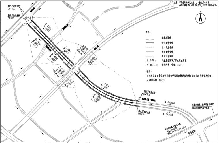 60m城市主干路资料下载-城市主干路排水施工图