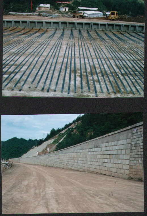 高速公路加筋土挡墙施工工法