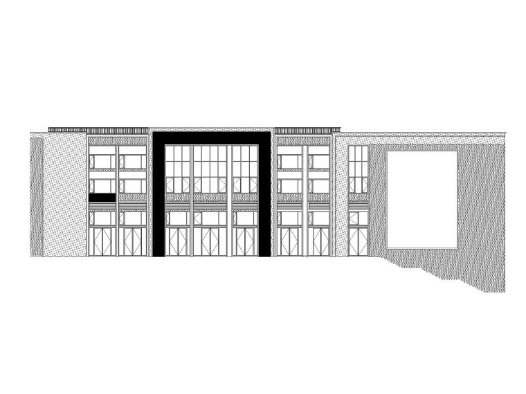 商业车库设计资料下载-[贵州]住宅入户大堂+底层商业+车库CAD