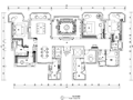 300m²大平层超级豪宅效果+施工图CAD+水电图