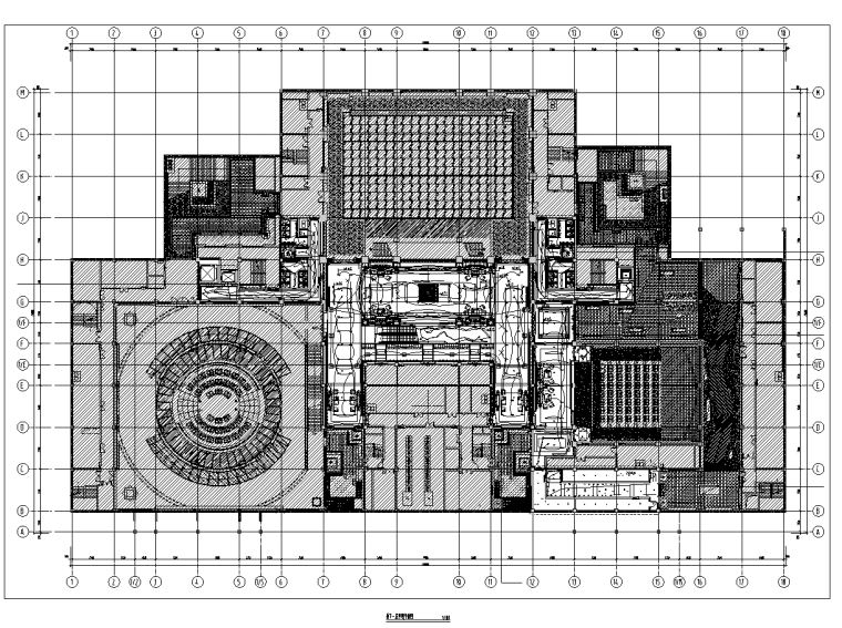 2020装饰装修施工图资料下载-陕西某展览馆装饰装修施工图