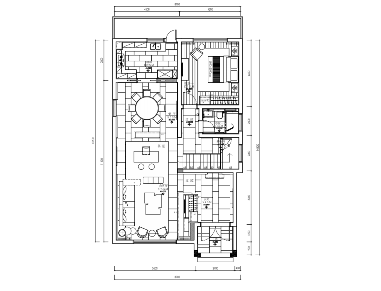 90平方米住宅施工图资料下载-[广东]350平方米私人住宅别墅施工图+物料表