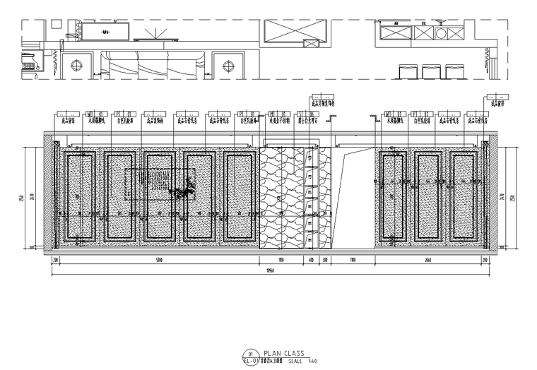 现代风格私宅室内装饰施工图CAD+水电图2020_12