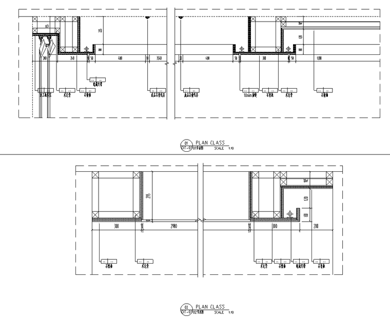 现代风格私宅室内装饰施工图CAD+水电图2020_9