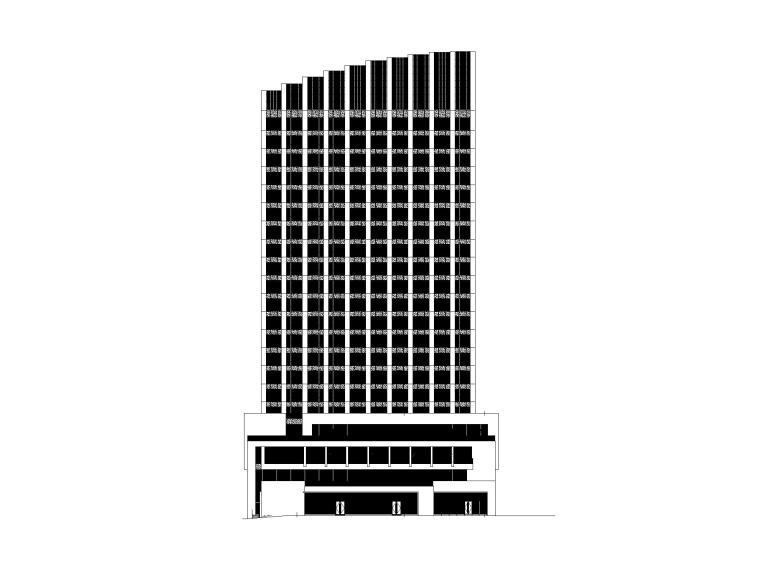 2021酒店建筑施工图资料下载-[佛山]高层酒店建筑设计施工图CAD