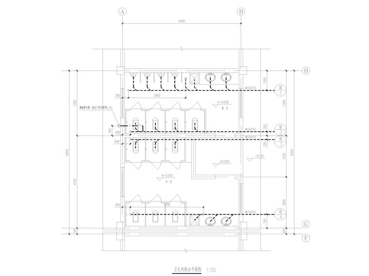 综合站房基础施工方案资料下载-[上海]工厂综合站房给排水施工图2017