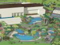 现代特色温泉旅馆景观概念设计方案
