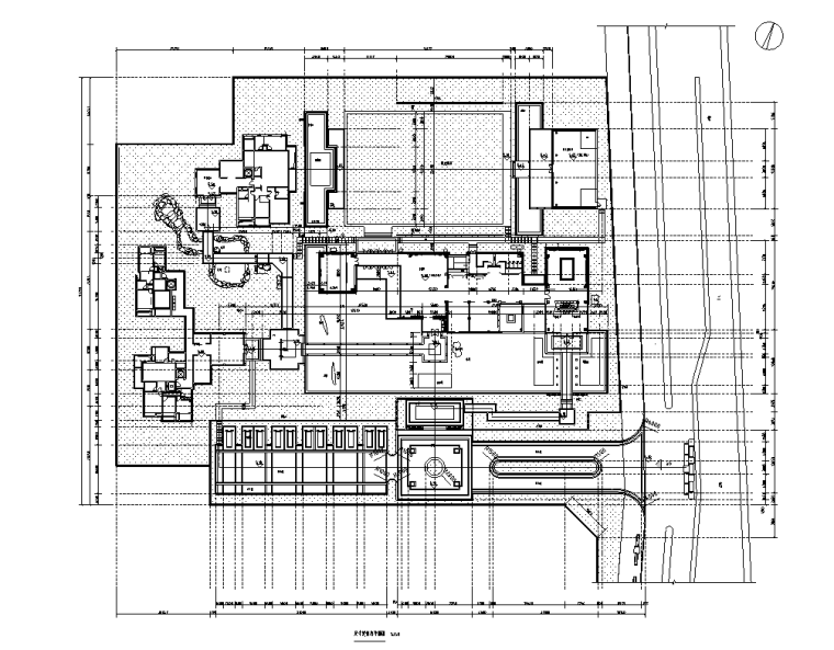 新中式住宅建筑cad图资料下载-[浙江]新中式风格示范区住宅景观施工图CAD