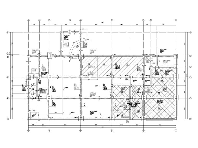 25层结构图纸资料下载-4层框架剪力墙结构一级消防站施工图2020