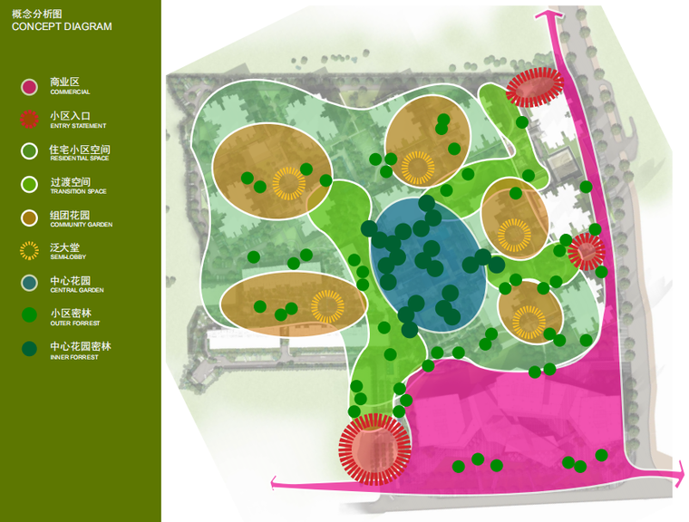 [重庆]现代精致时尚住宅景观方案设计
