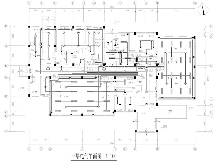 农村临街房cad图资料下载-[贵州]某农村安置房项目幼儿园电气施工图
