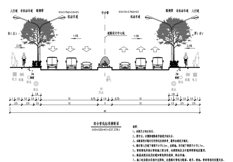 华侨城主干路交叉口设计图资料下载-城市主干路照明工程