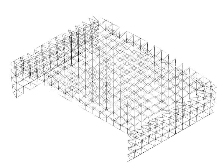 1层框架结构停车场资料下载-3层框架结构停车场结构施工图2020