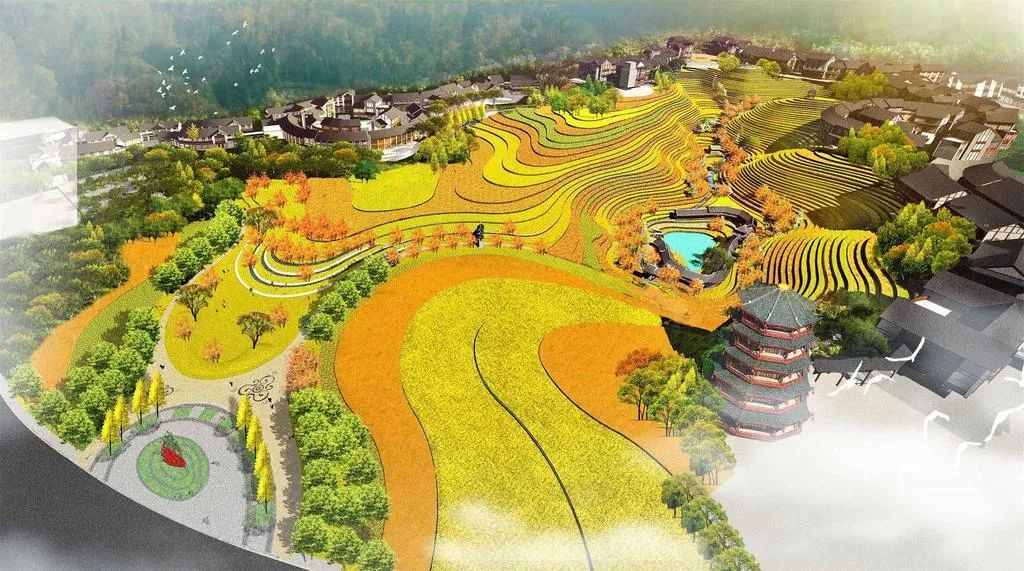 ▼梯田秋冬效果图