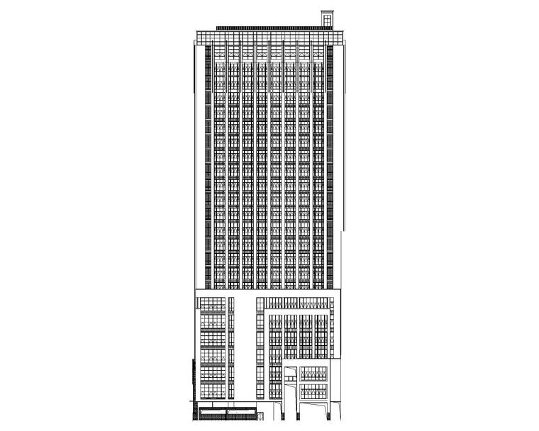 医院医技cad图资料下载-[贵州]高层医院住院医技部建筑施工图2020