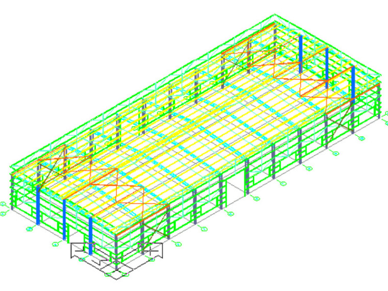 钢架结构载荷分析软件资料下载-3D3S轻型门式钢架结构分析与设计使用手册