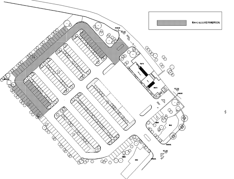 古镇街区综合整治停车场施工图设计2018-路桥工程图纸-筑龙路桥市政