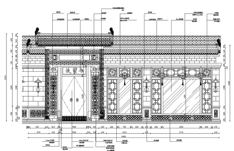 [广东]小龙坎中山店连锁火锅店装修施工图