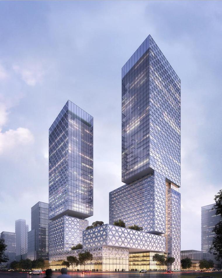 [珠海]高层 多层医疗办公产业园设计pdf cad