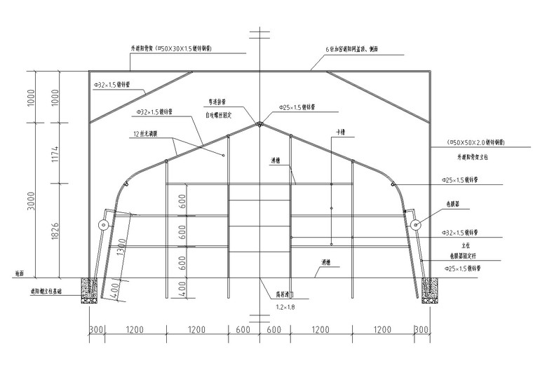 結構輕鋼結構大棚結構施工圖2020-砌體結構施工圖-築龍結構設計論壇