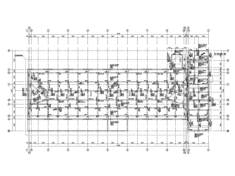 钢筋混凝土工艺资料下载-2层钢筋混凝土框架结构厂房结构施工图2020