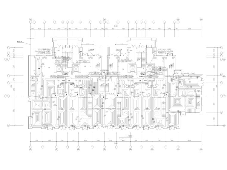 楼楼梯大样图资料下载-[山西]农村改造项目暖通施工图(含大样图)