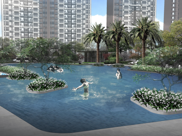 生态中庭方案设计资料下载-[广东]滨湖生态健康住宅景观方案设计