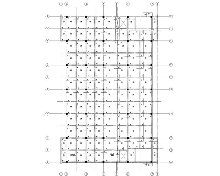 钢筋加工模型资料下载-双层钢筋混凝土框架结构加工中心施工图