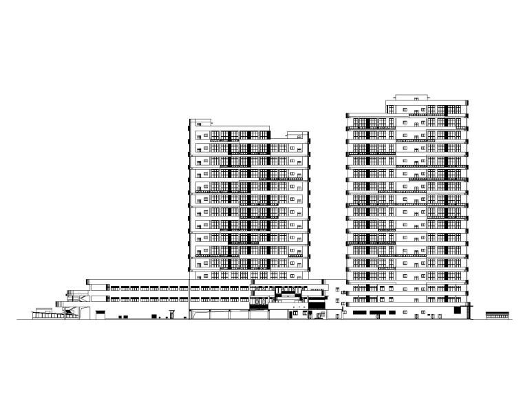 设备轨道施工资料下载-[贵州]轨道线站点物业开发建筑施工图