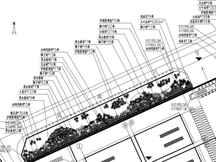 古建商业街建筑施工图资料下载-[海南]公益性大型批发市场景观施工图