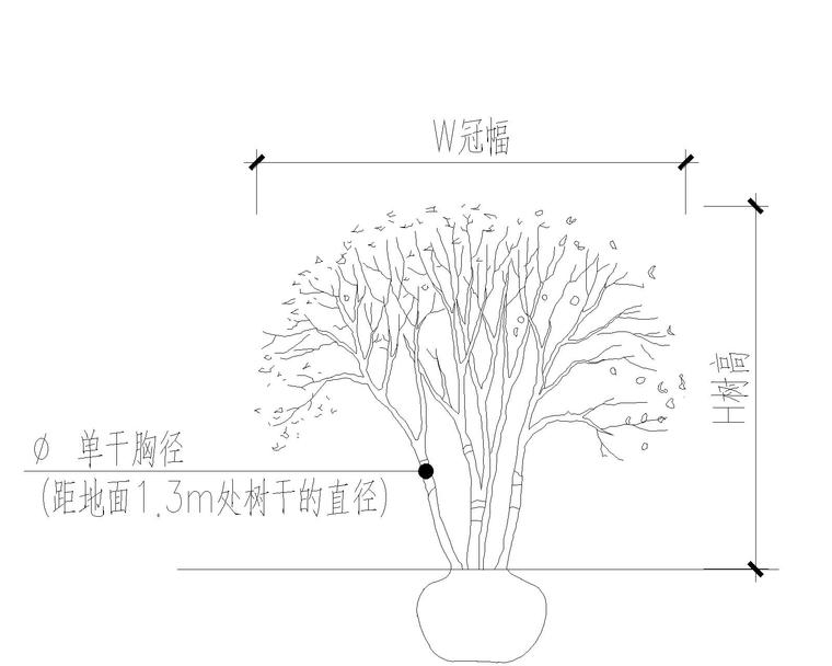 灯杆基础设施图资料下载-[海南]公园临时基础设施及绿化景观施工图