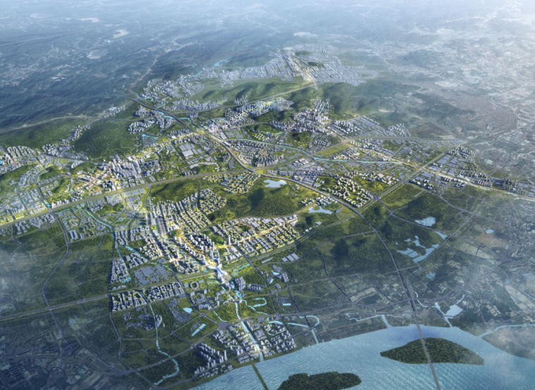 上海商业城市规划资料下载-[广东]创新科技金融商业城市规划提升设计 