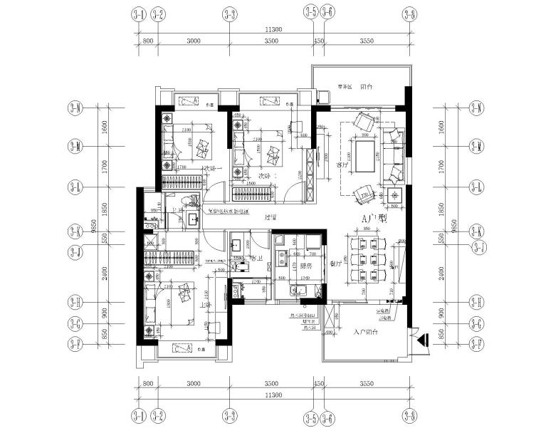 A户型家具尺寸图.jpg