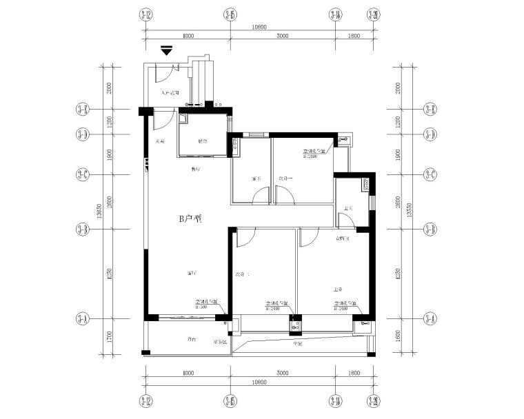 B户型原始建筑结构图.jpg