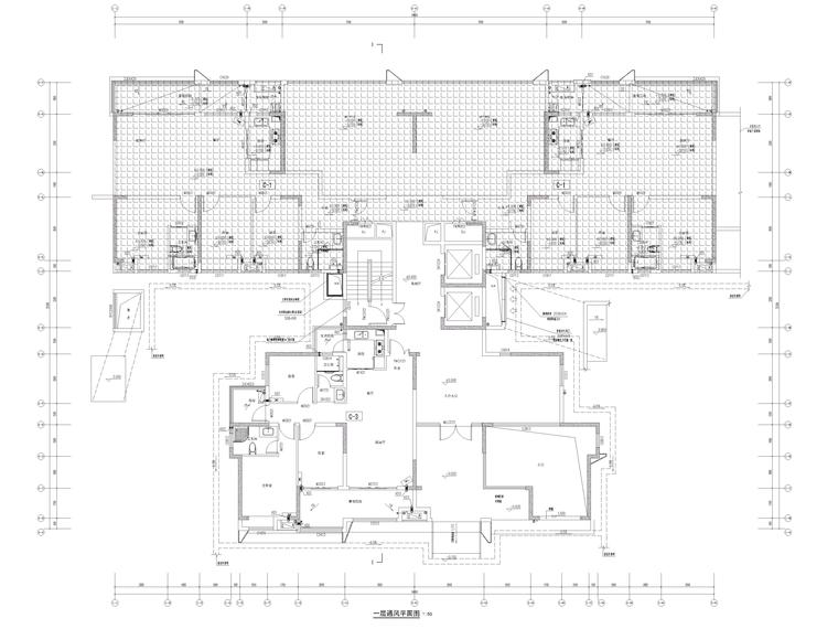 贵州住宅项目资料下载-[贵州省]临机场住宅项目暖通施工图2020