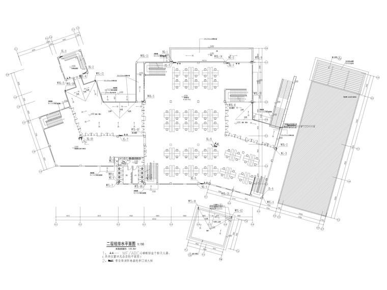 文化创意中心建筑设计资料下载-[海南]文化创意中心给排水施工图2021