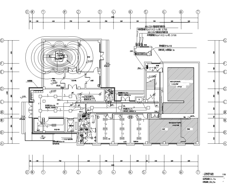 儿童福利院CAD资料下载-贵州某儿童福利院伽马刀手术室电气施工图