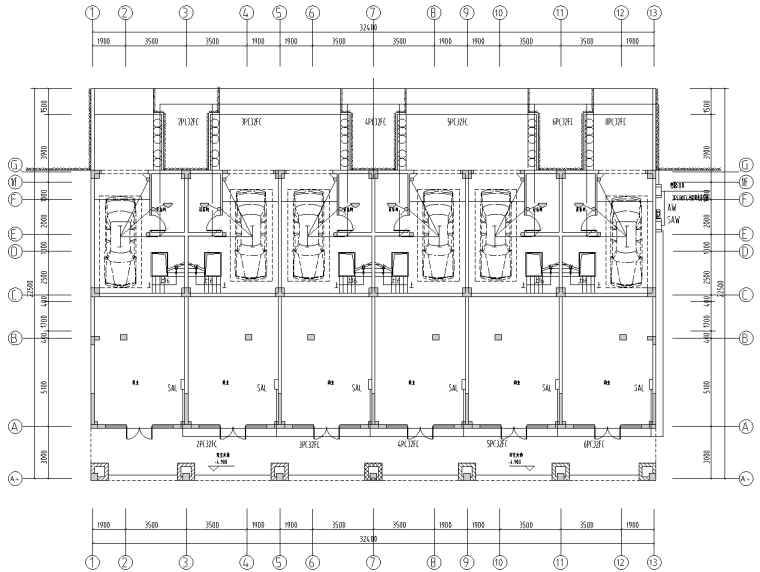 大型商业建筑平面CAD资料下载-大型商业建筑群电气