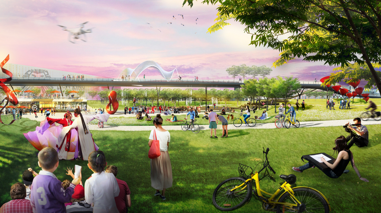 [上海]滨水休闲文化公园景观设计概念方案