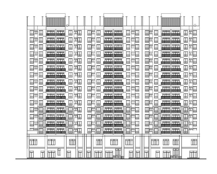 农民集中住房小区暖通施工图资料下载-[贵州]农民新村拆迁集中安置点建筑施工图