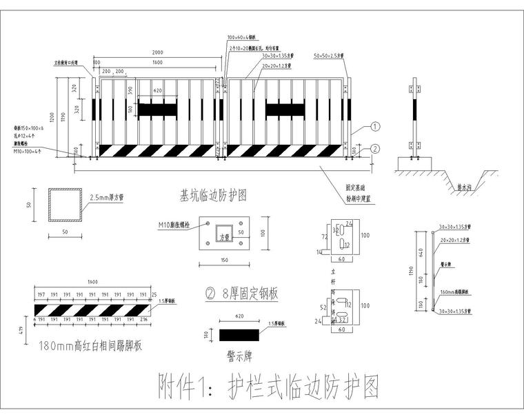 [国企]省优工地全套安全文明标准CAD施工图_4