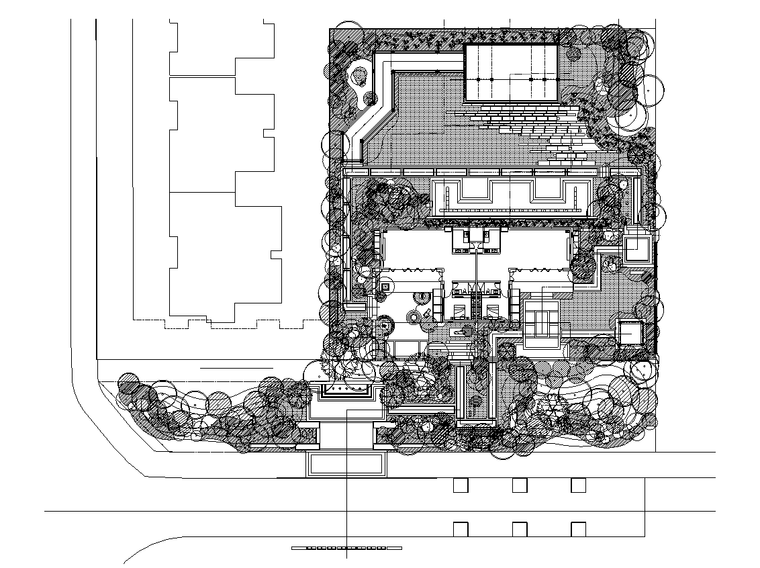 住宅景观植物施工图资料下载-[四川]新中式风高端生态住宅景观植物施工图