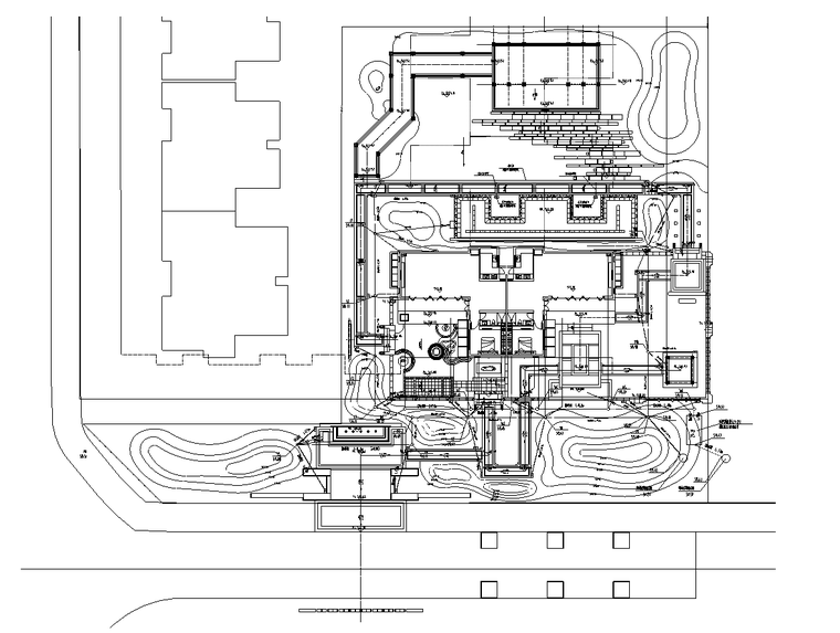 给排水规划总平面图资料下载-[四川]新中式高端生态住宅景观给排水施工