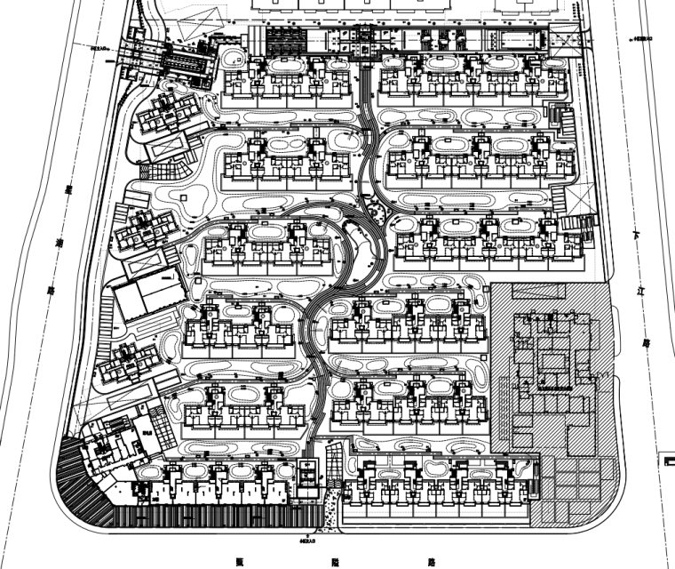 滨水住宅施工图设计资料下载-[浙江]现代风滨水住宅景观电气施工图设计