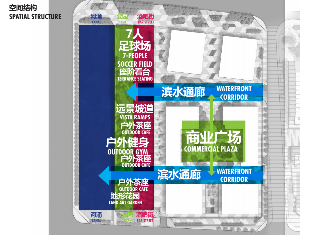 像素花园中央商业广场景观方案设计