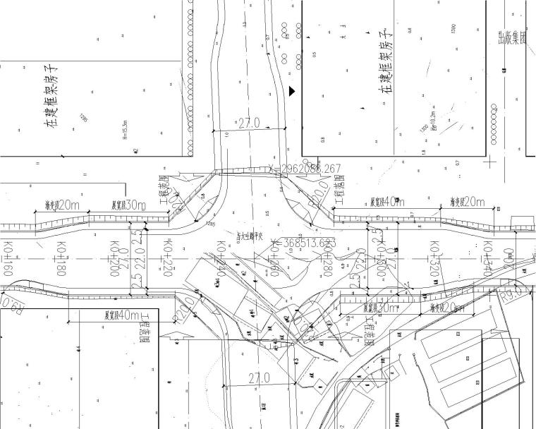 园区道路设计施工图资料下载-双向四车道产业园区道路施工图
