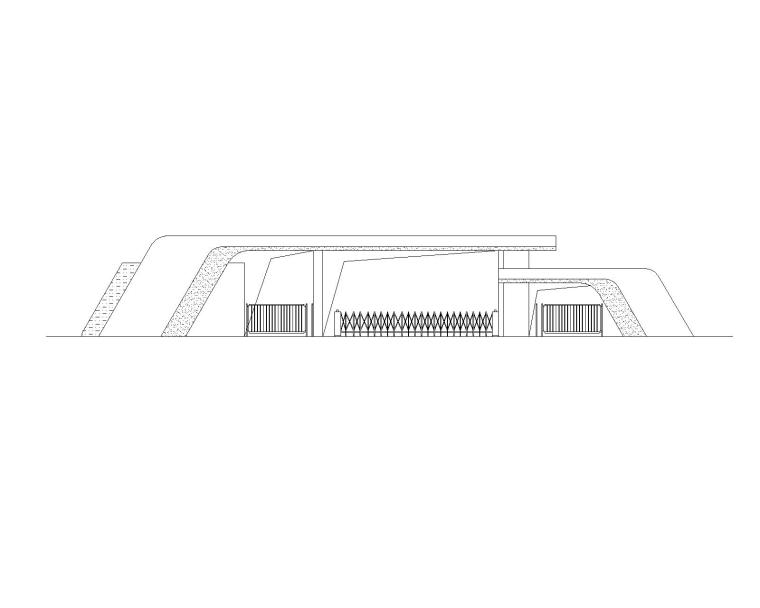 学校门卫室家具cad资料下载-[海南]安置社区配套学校门卫建筑施工图