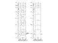 4层餐厅室外钢结构电梯加装工程施工图2021